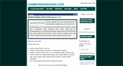 Desktop Screenshot of gambarbangunan.com